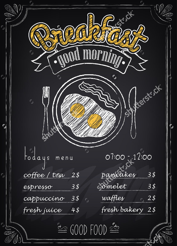 32+ Breakfast Menu Templates - Free Sample, Example Format Download!