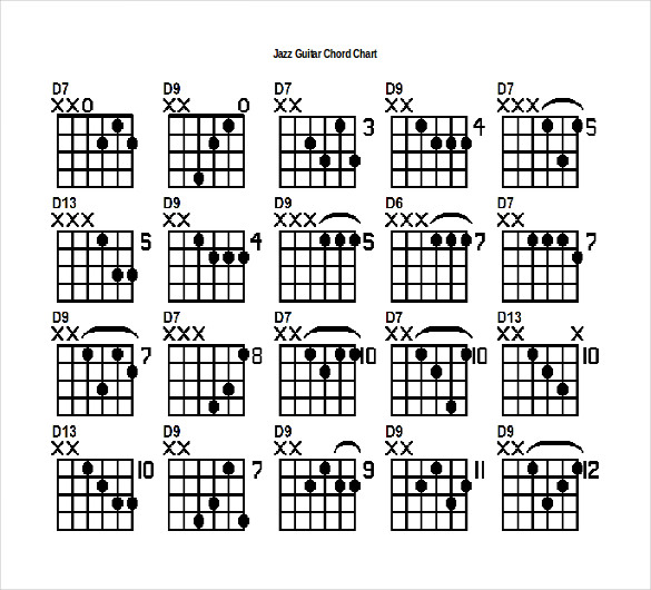 15+ Word Guitar Chord Chart Templates Free Download