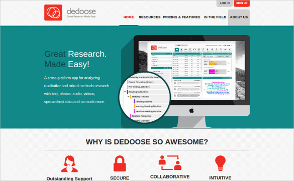 dedoose content analysis tool