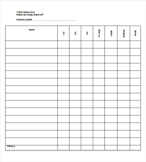 28 Blank Order Templates Free Sample Example Format Download 