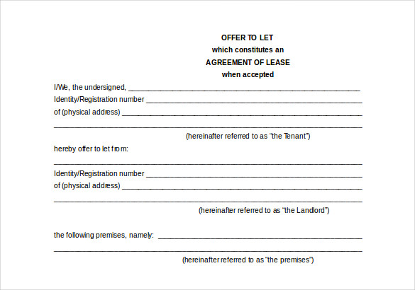 27+ Word Rental Agreement Templates Download