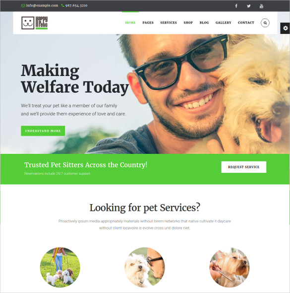 20 animal pets website themes unlimited stock 20 animal pets website themes unlimited stock