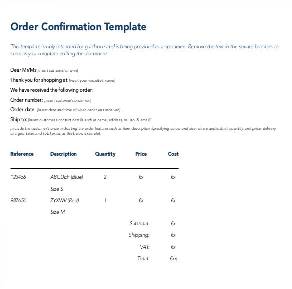 guide-order-confirmation-template-example-format