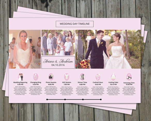 32  Wedding Timeline Templates Word Excel PDF PSD Vector EPS