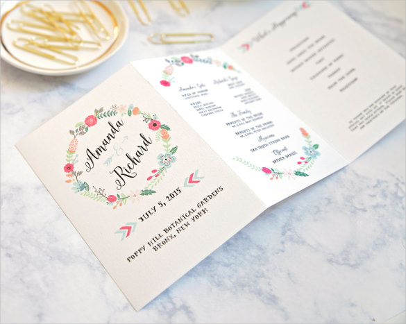 Wedding Order Template – 38+ Free Word , PDF, PSD, Vector Format