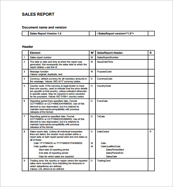 daily retail sales report template pdf format download