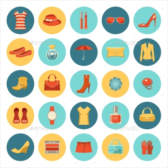 simple vector fashion icon download