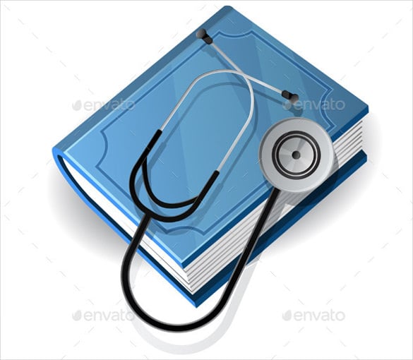medical book icon eps download