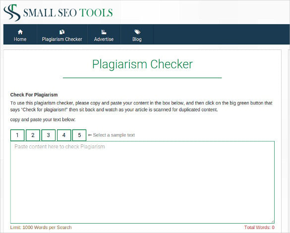 small seo plagiarism checker tool