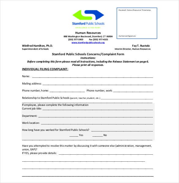 17+ HR Complaint Letter Templates - Free Sample, Example, Format Download