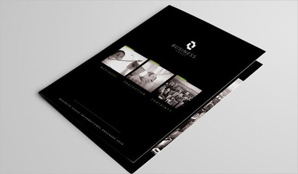 bi fold brochure template free download
