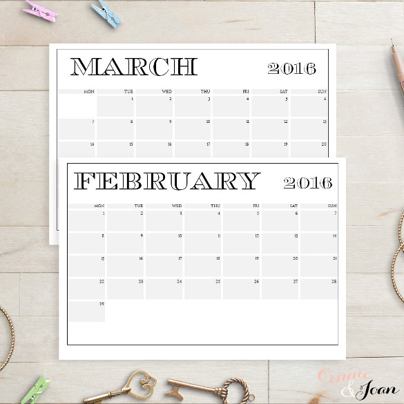 16+ Word Calendar Templates Free Download Free & Premium Templates
