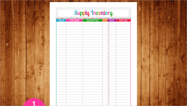 featured image inventory tracking template