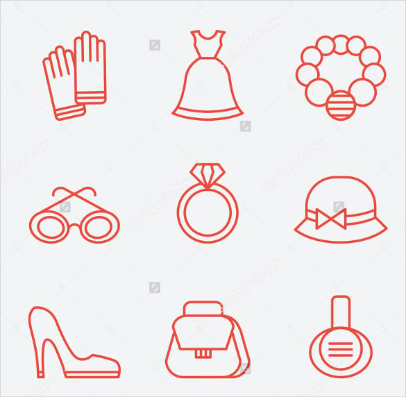 lady fashion icon design download