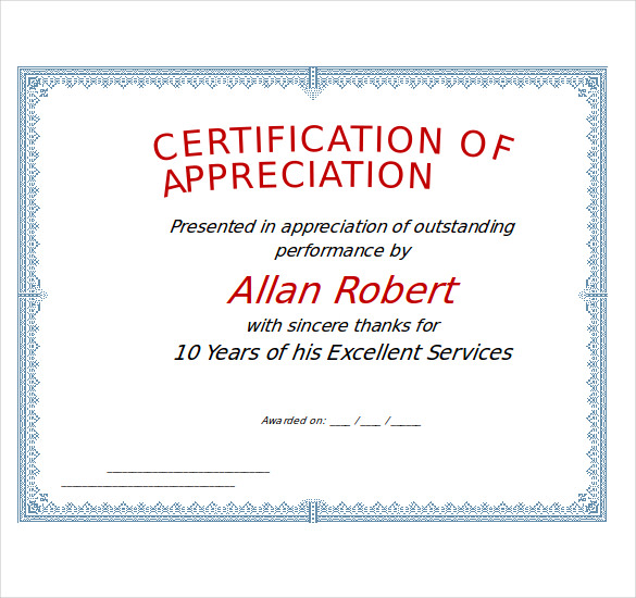 11+ Word Award Templates Download PSD, AI, Word, InDesign