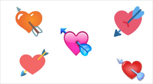 heart-emoji-with-arrow-free-for-mobile