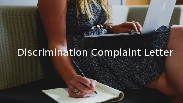 discrimination complaint letter