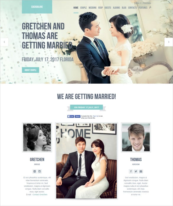 love wedding wordpress theme
