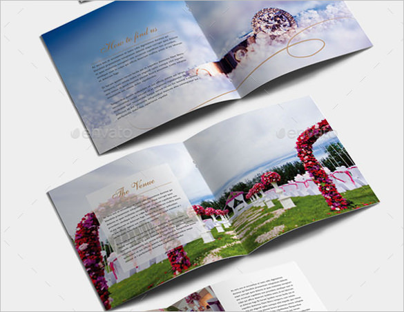 printable wedding brochure template