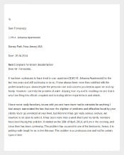 Tenant Complaint Letter about Water Problem1