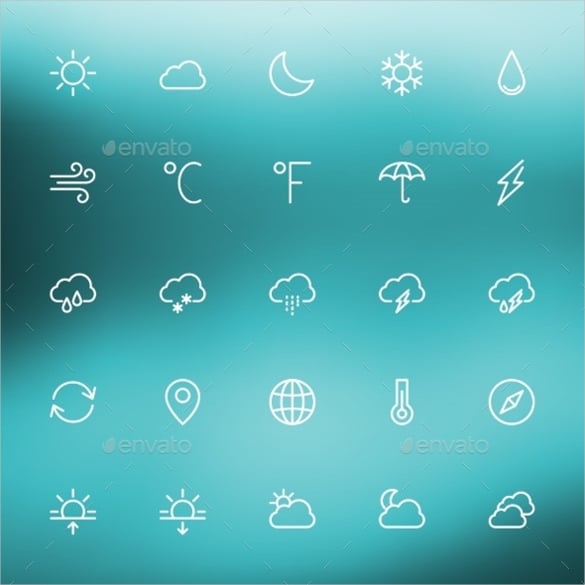 amazing weather icon design download