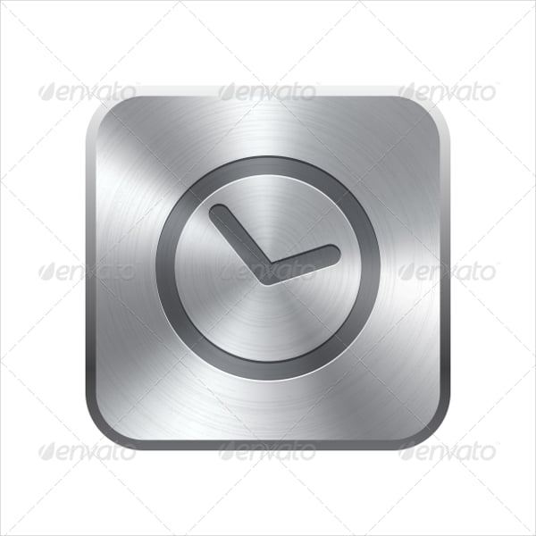 clock icon button