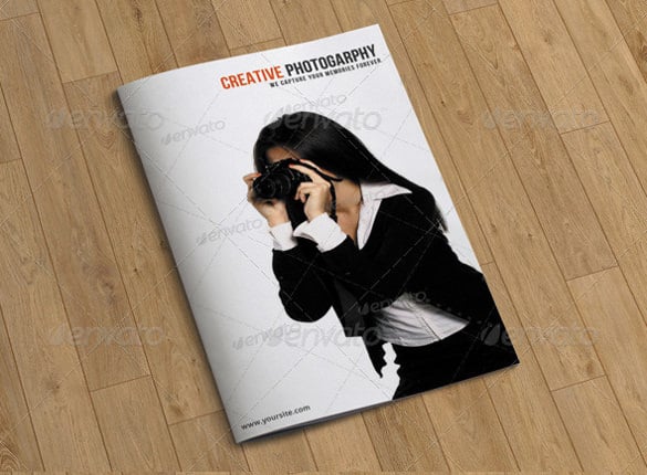 photography psd brochure template download
