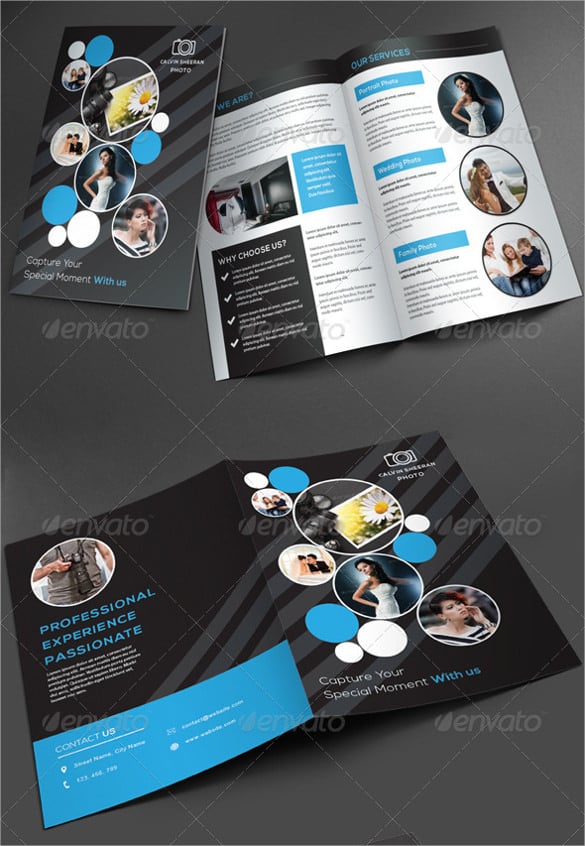 fashion photography brochure template download