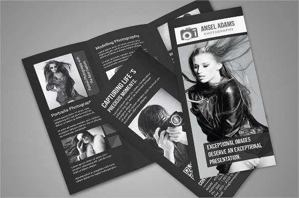 amazing photography tri fold brochure download