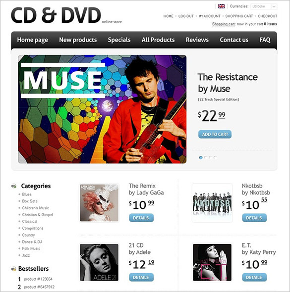 48+ Best ZenCart Themes & Templates 2023