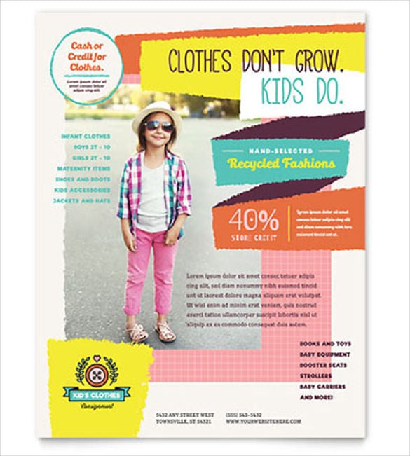 kids-consignment-shop-flyer-template