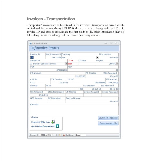 lti invoice tracking free pdf format download