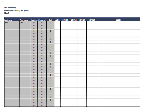 Employee Tracking Template - 11+ Word, Excel, PDF Documents Download!