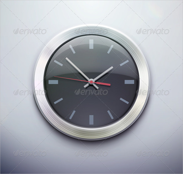 vector illustration clock icon download