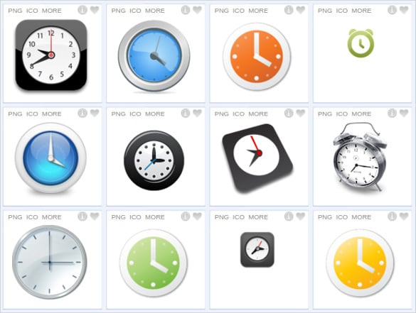 free clock icon download