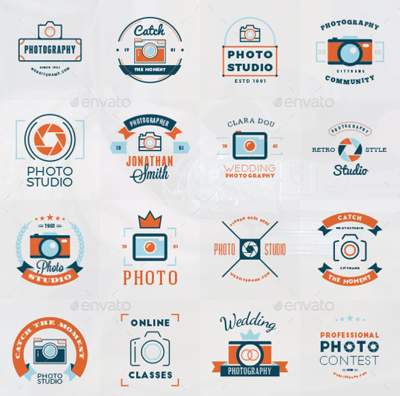 old photography logos download