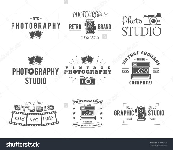 vintage camera photography logos download