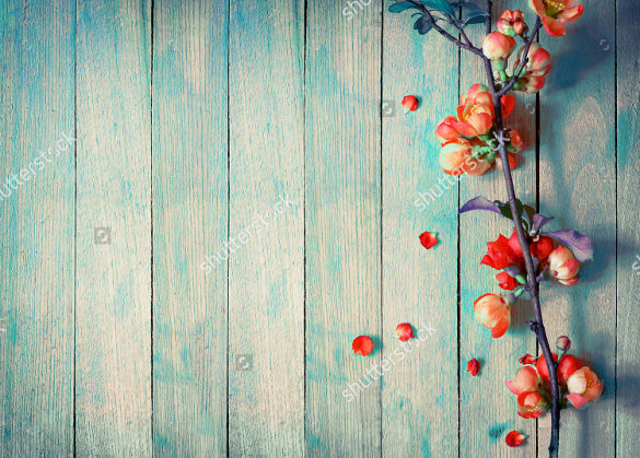 beautiful-wood-background-with-flowers