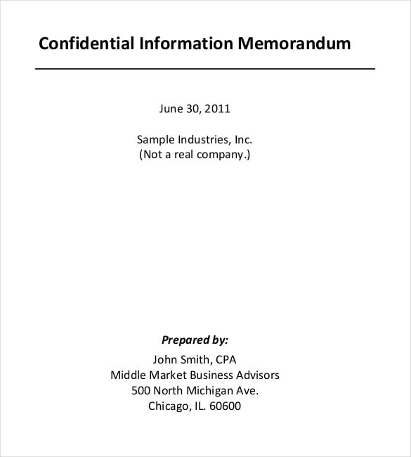 Confidential Memo Template 14+ Word, PDF, Google Docs Documents Download