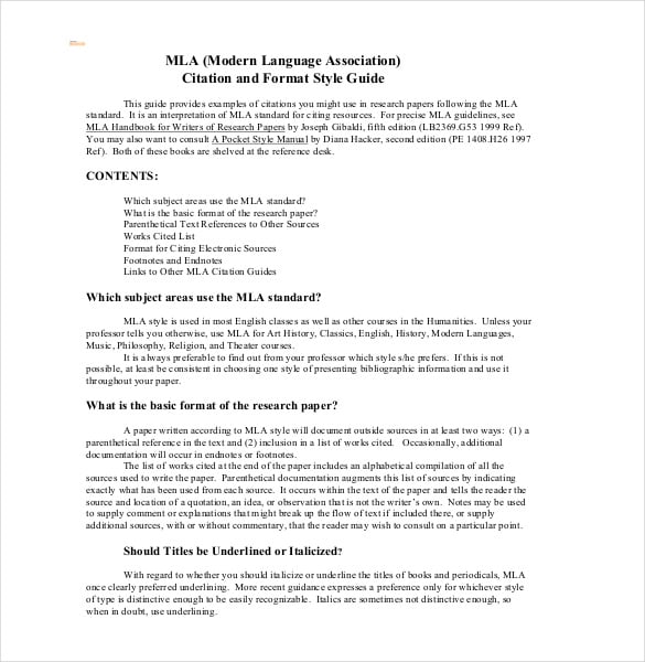 citation mla cover sheet download