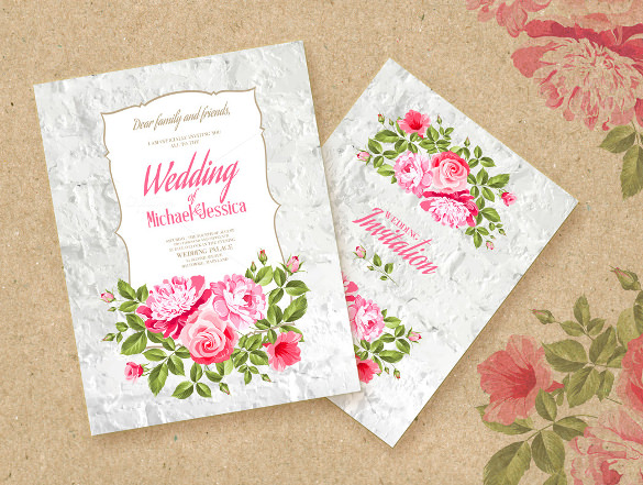 multipurpose wedding announcement template for download