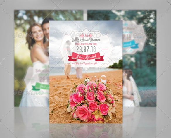 printable wedding announcement template download