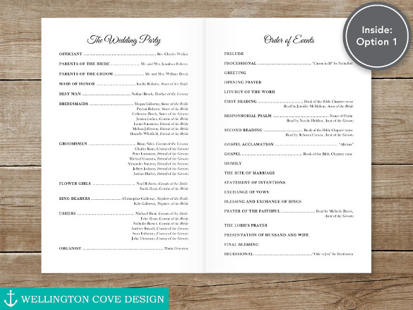 23 Wedding Ceremony Templates Free Sample Example Format Download
