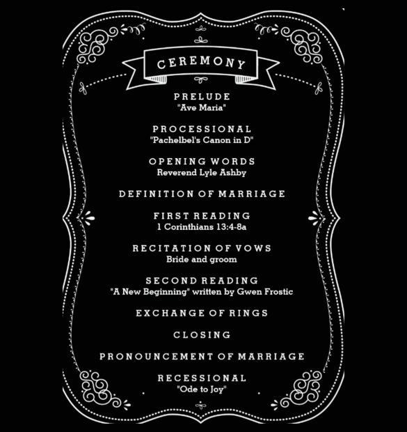 23+ Wedding Ceremony Templates – Free Sample, Example, Format Download