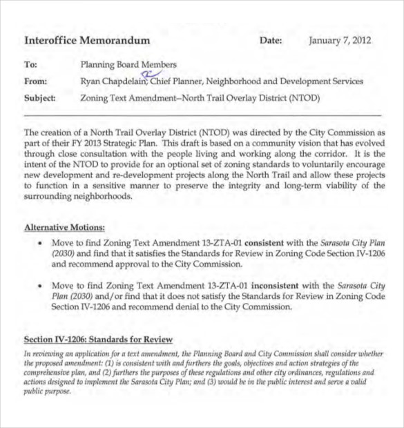 Inter Office Document Thread Sample Interoffice Memo Template - 13+ Word, PDF, Google Docs Documents Download