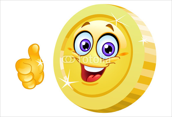 thumb up coin emoji download