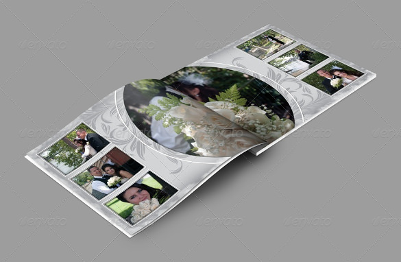 elegant wedding album template for download