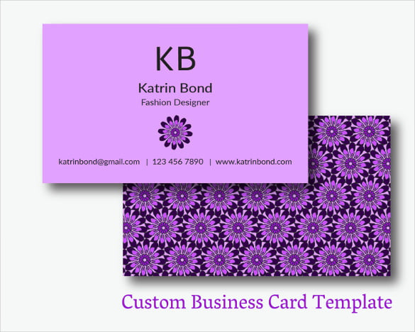 designed cool business card template
