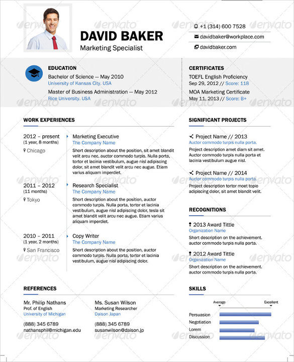 cover sheet for resume template