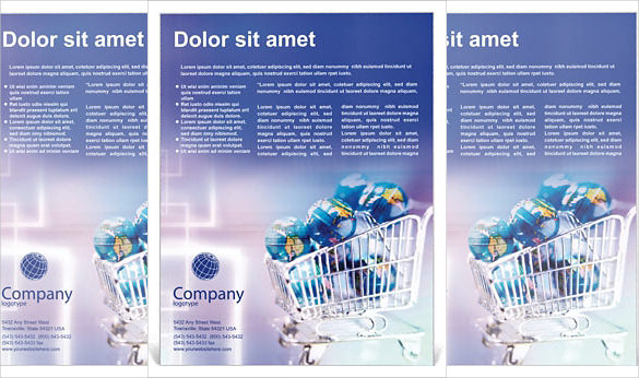 ecommerce flyer sjabloon